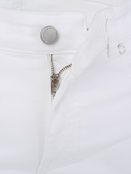Calas para homem de sarja slim fit com bolsos
