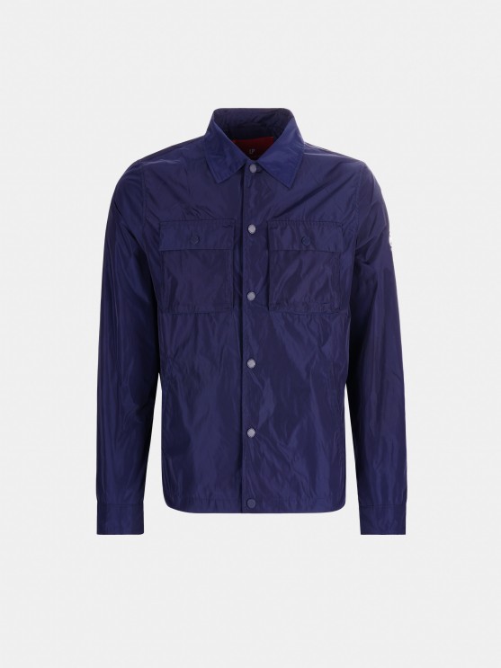 Technical fabric jacket with pockets