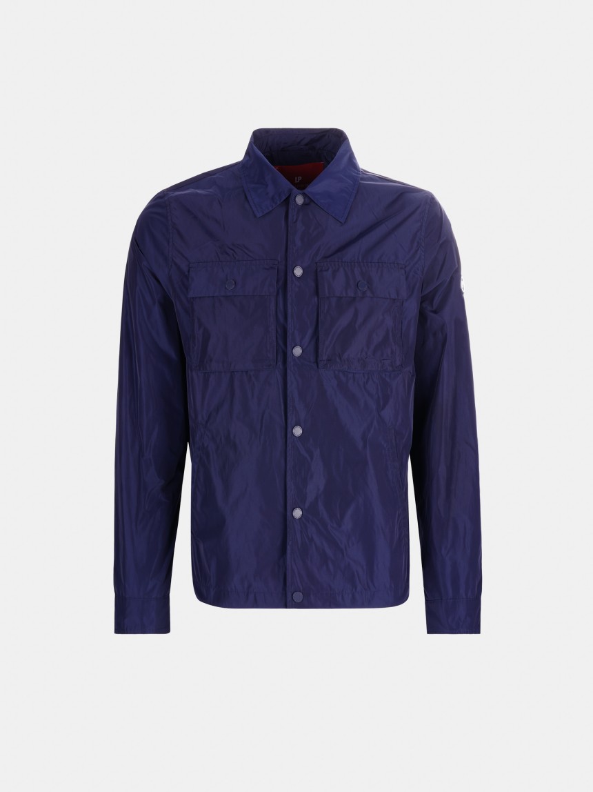 Blus�o de tecido t�cnico com bolsos
