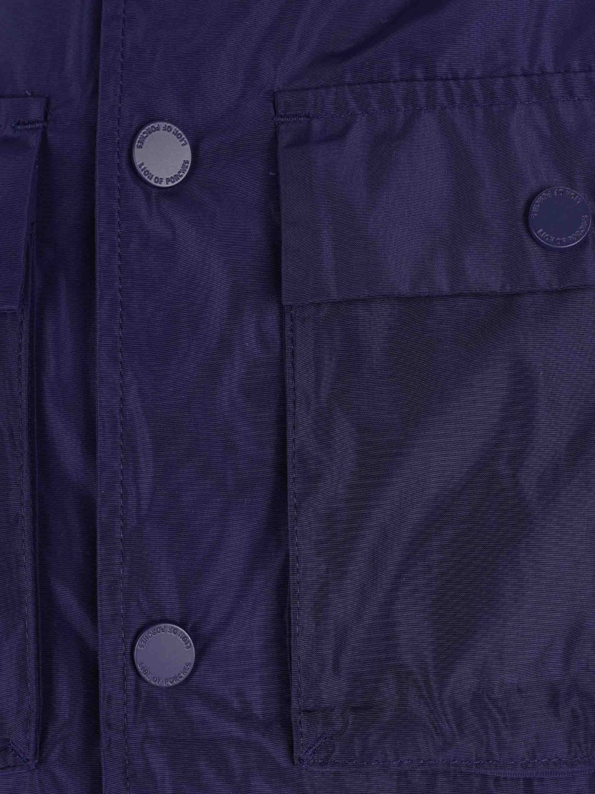 Blus�o de tecido t�cnico com bolsos
