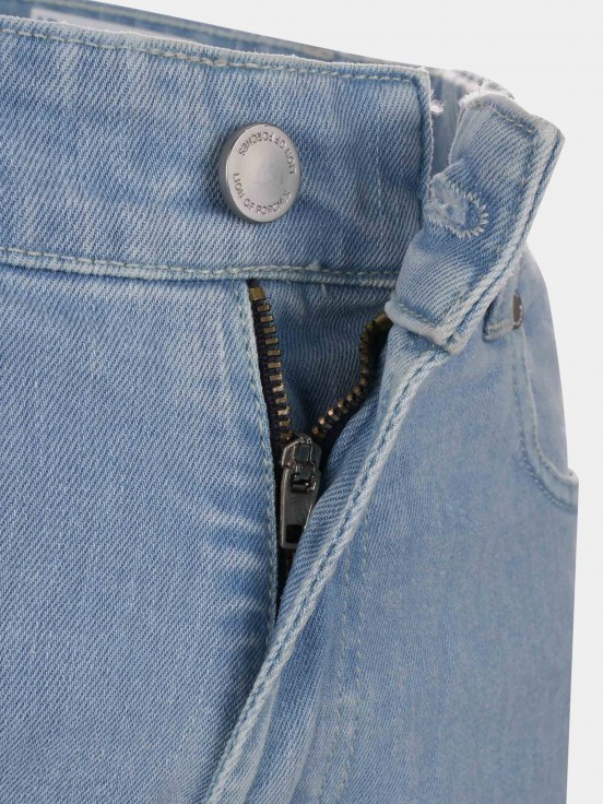 Calças para homem jeans regular fit com cinco bolsos