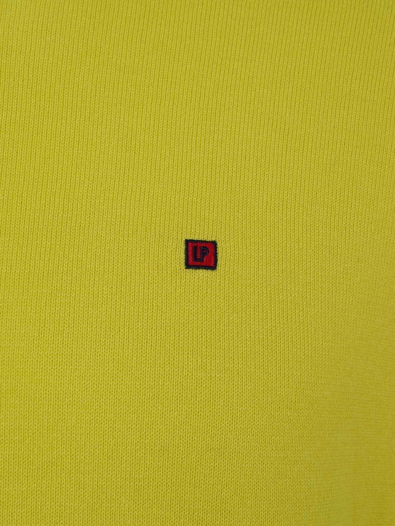 Sudadera de algodn de cuello redondo para hombre con bordado