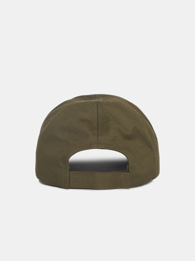 Man's cap with curved visor, embroidered front and velcro fastening. - Image product