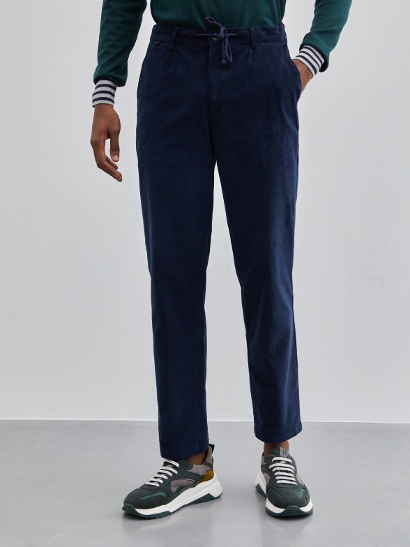 Pantalones para hombre slim fit en pana | LION OF PORCHES