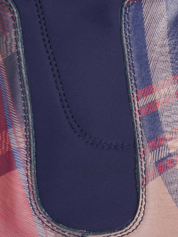 Botas chelsea xadrez