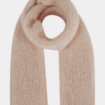 Mohair structured scarf