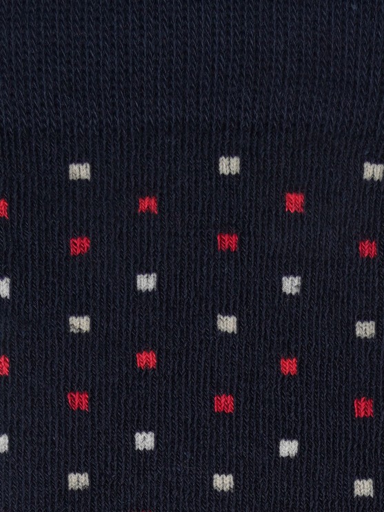 Calcetines con micro motivos cuadrados