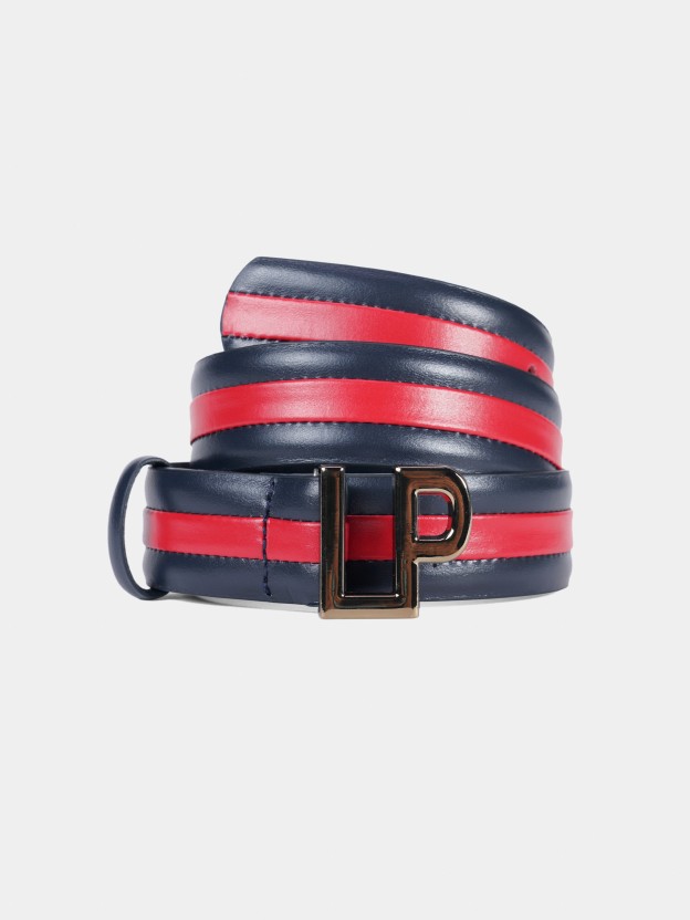Bicolor belt with LP buckle