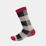 Vichy socks with contrasts