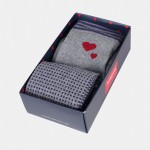 Pack of socks with heart motif