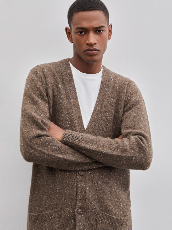 Cardigan bicolor