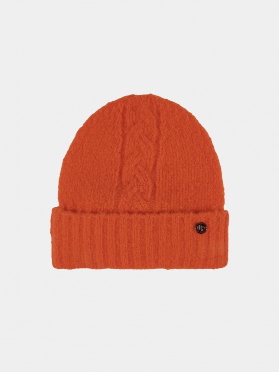 Gorra trenzada naranja
