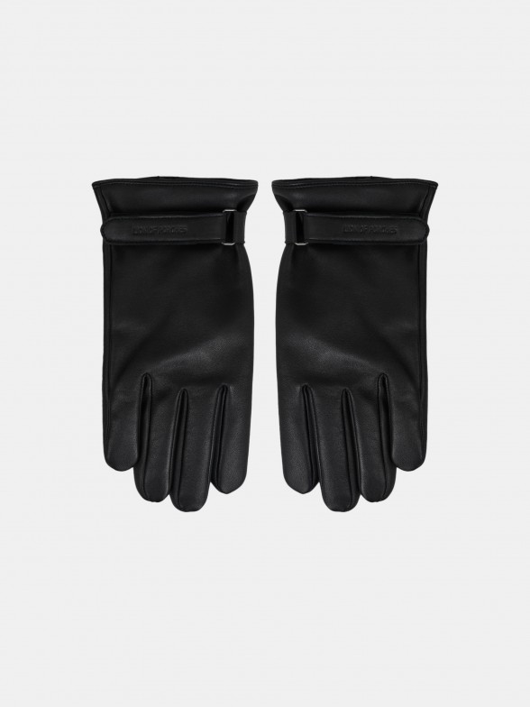 Adjustable leather gloves