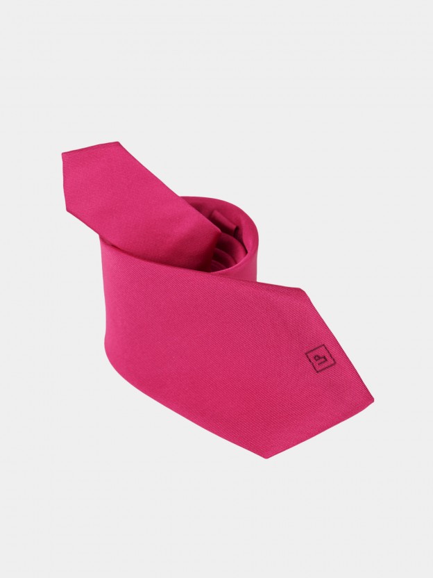 Corbata para hombre de seda con monograma y bordado
