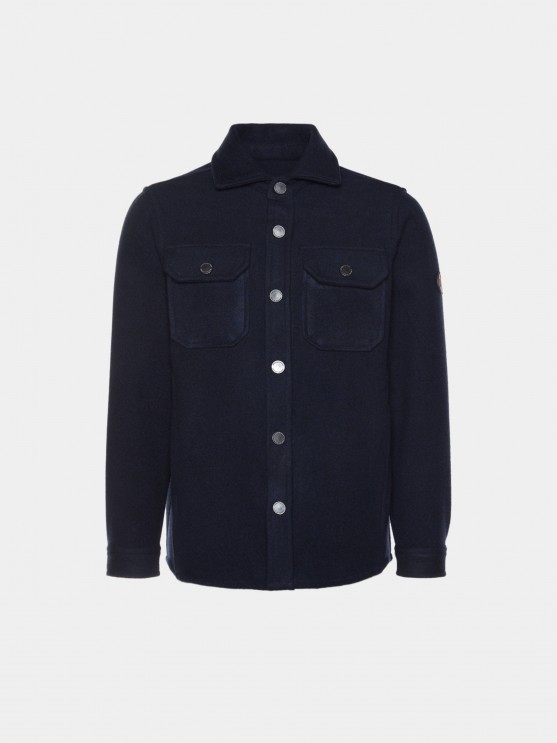 Overshirt with front pockets