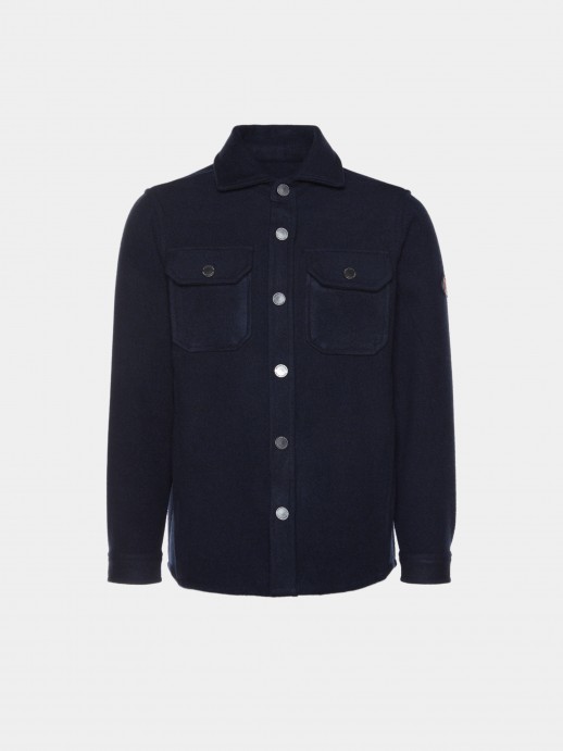 Overshirt with front pockets