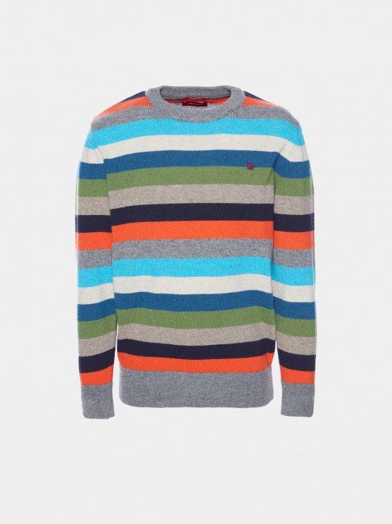 Camisola de malha s riscas