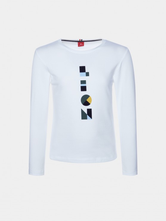 Camisola estampada com lettering