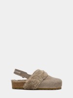 Sandals with fur