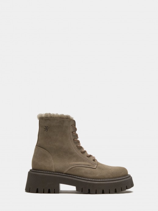 Suede ankle boots