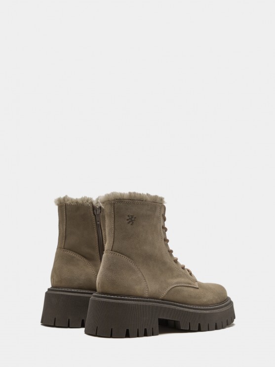Suede ankle boots