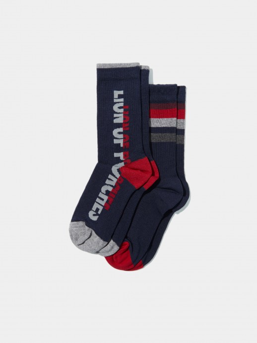 Paquete de 2 pares de calcetines