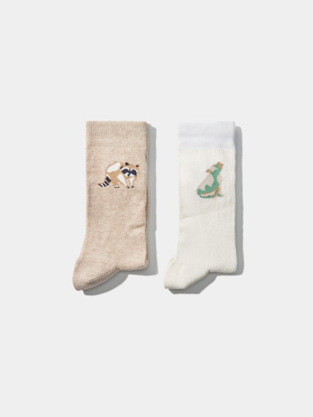 Pack 2 pares de meias