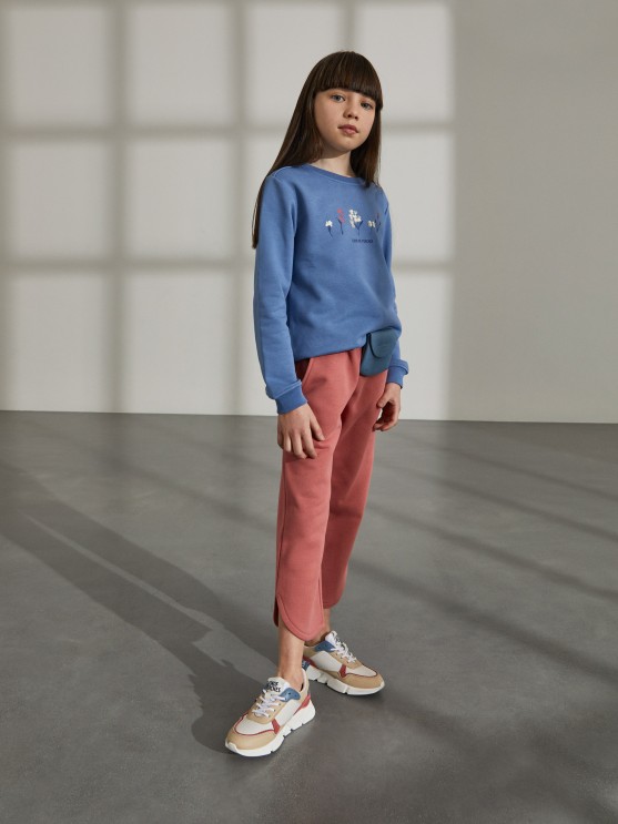 Pantalones culotte de punto