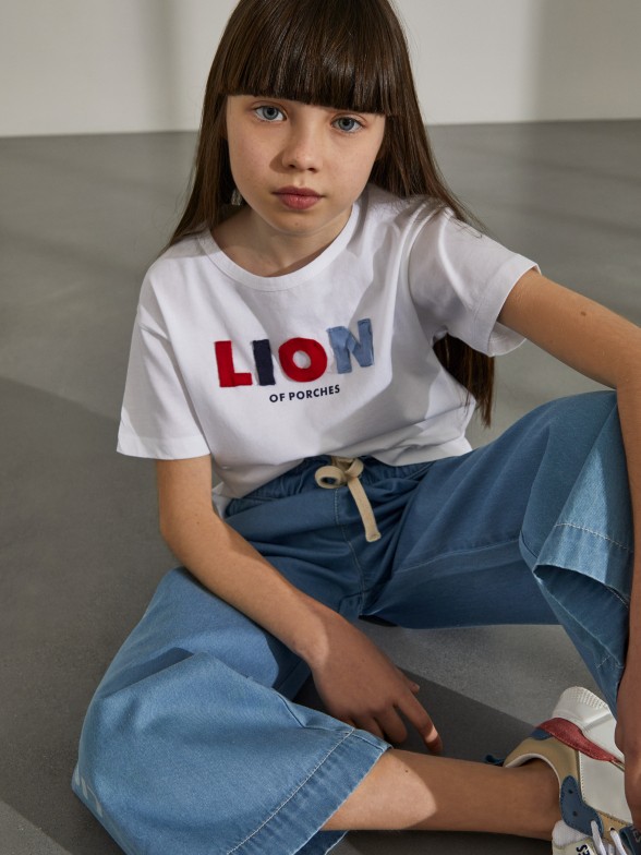T-Shirt oversize patchwork
