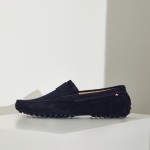 Man's classic shoes with rubber soles and branding