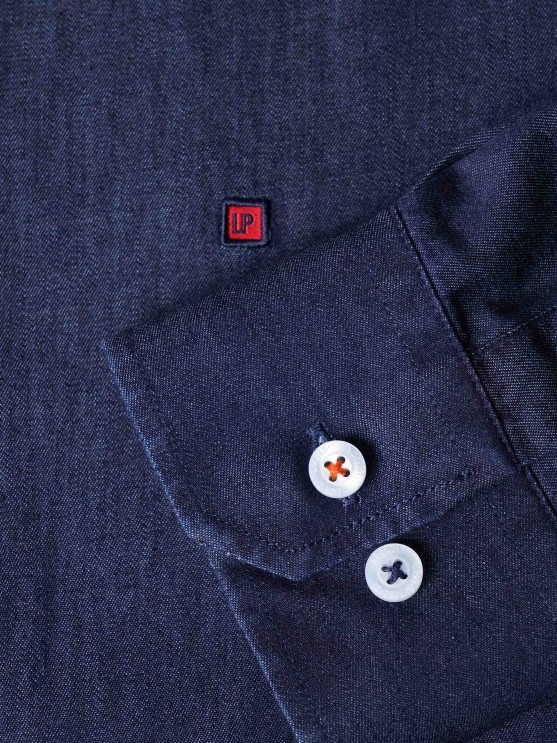 Camisa denim slim fit