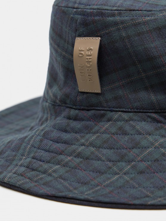 Reversible wool and mohair panama