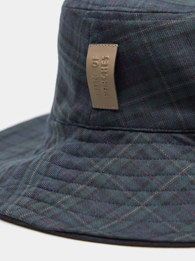 Reversible wool and mohair panama