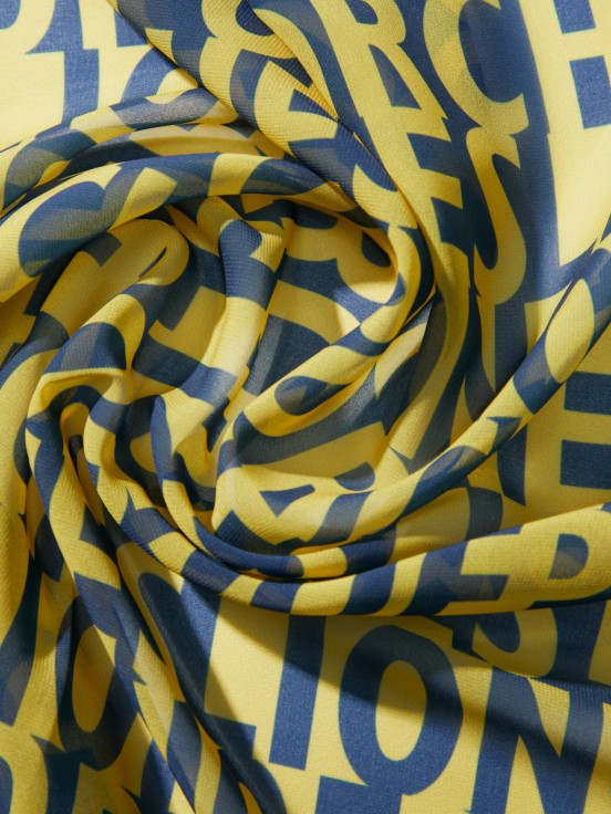 Branded scarf