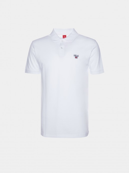 Slim fit pique polo shirt