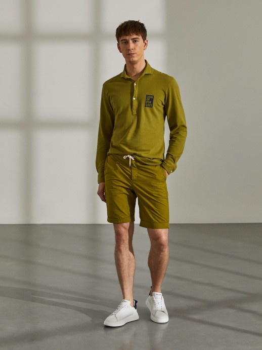 Bermudas de algodn con cordn