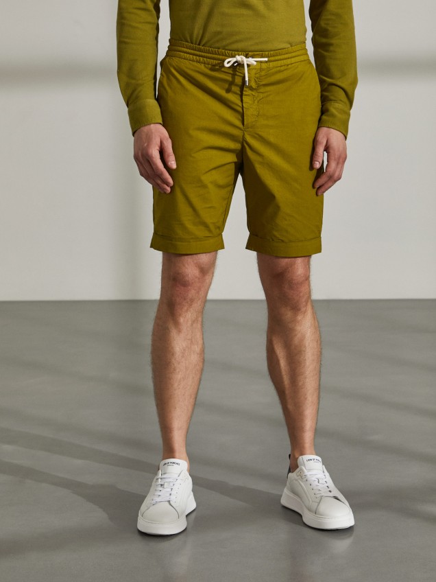 Cal��es bermuda com cord�o