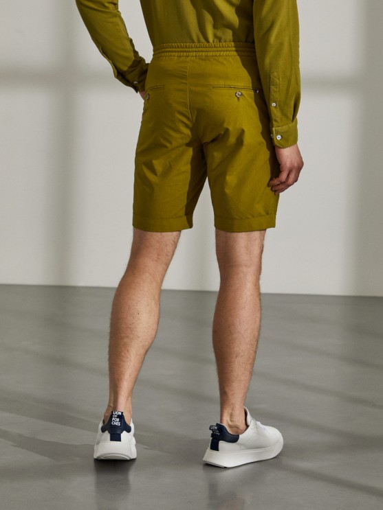 Bermudas de algodn con cordn