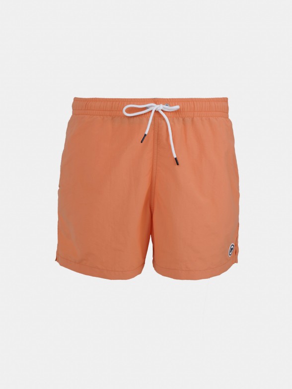 Cales de banho para homem regular fit com cintura elstica e cordo