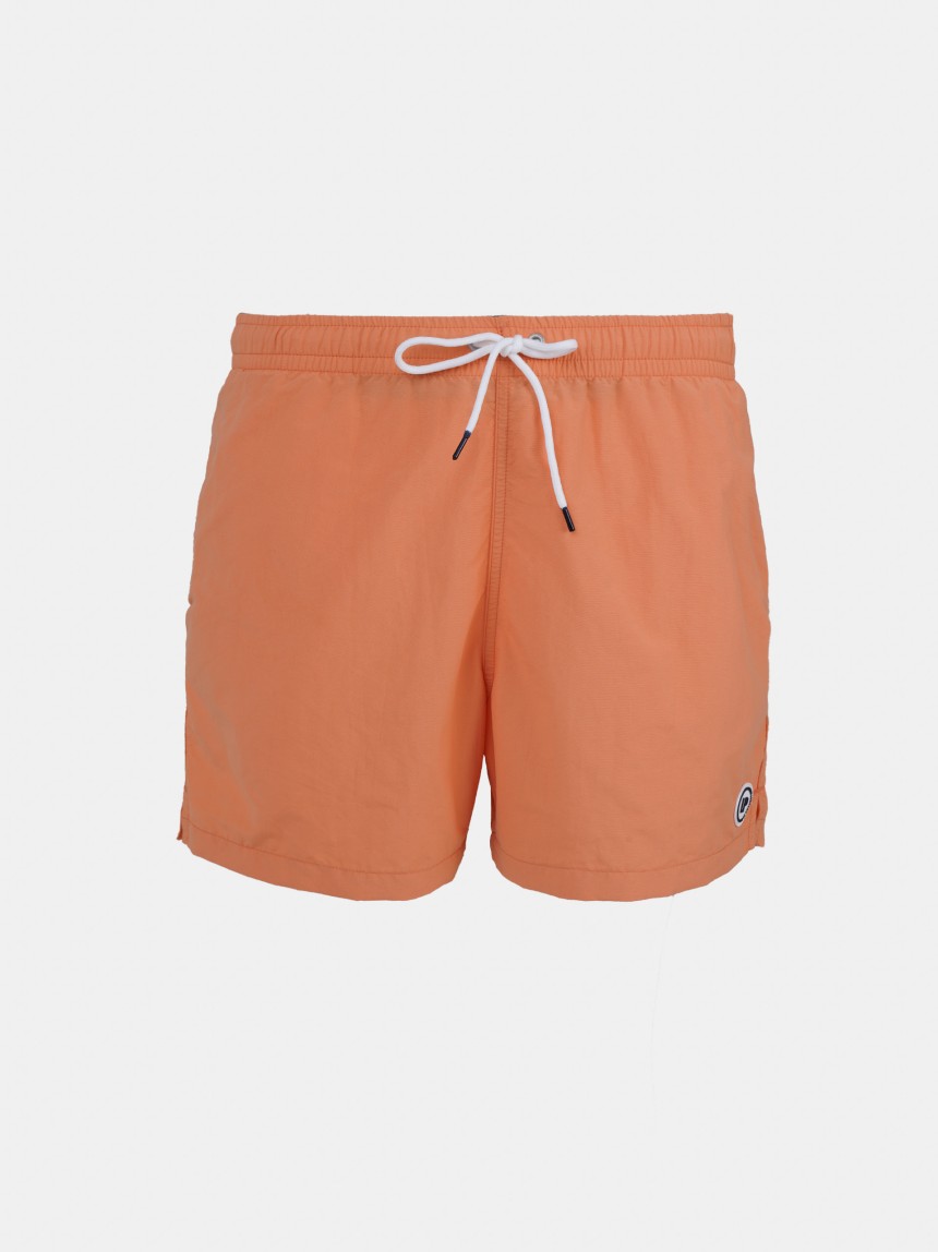 Cal��es de banho para homem regular fit com cintura el�stica e cord�o
