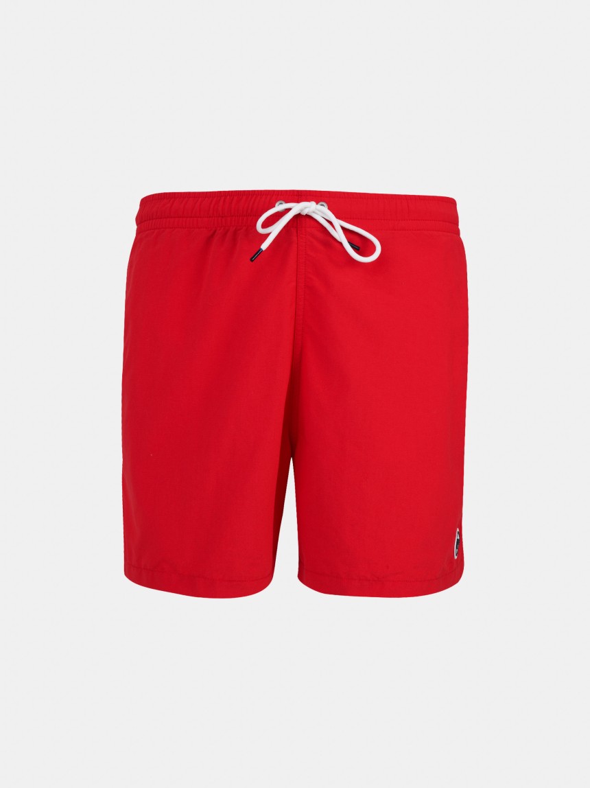 Cal��es de banho para homem regular fit com cintura el�stica e cord�o