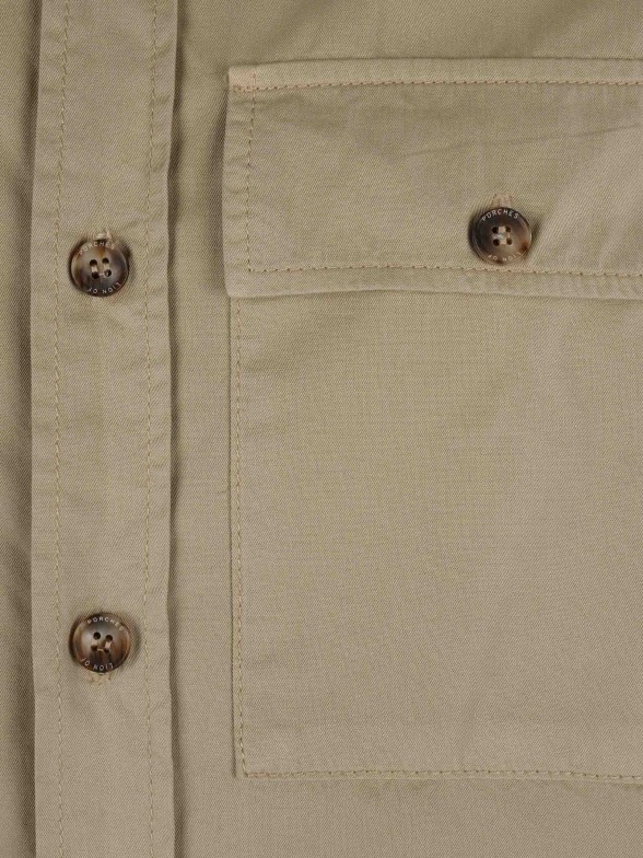 Man's regular fit cotton shirt with pockets