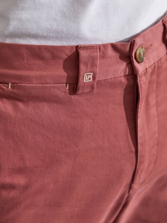 Calas para homem slim fit chino de algodo stretch