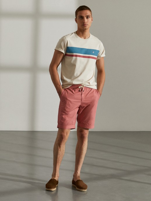 Bermuda shorts with drawstring