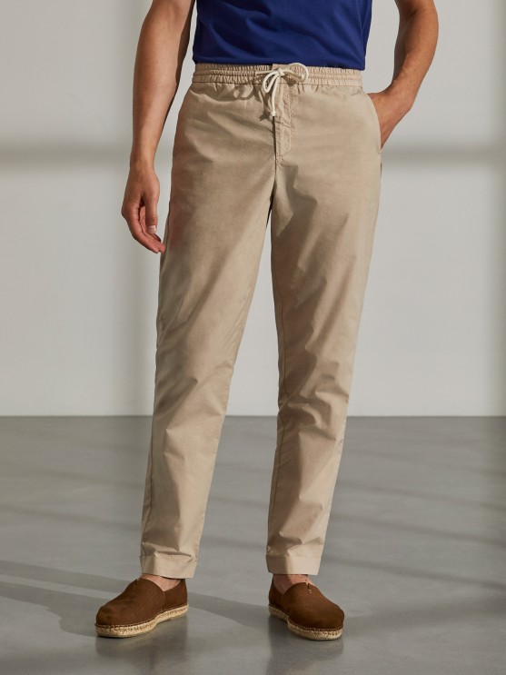 Cotton drawstring pants