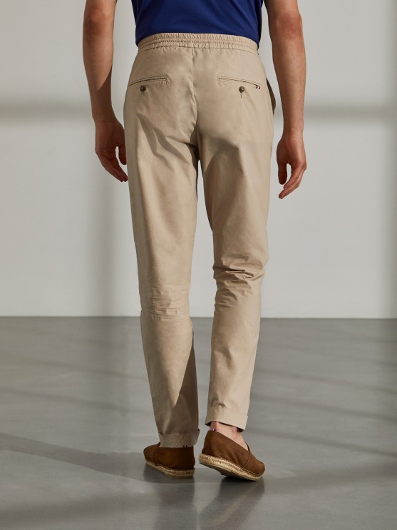 Cotton drawstring pants