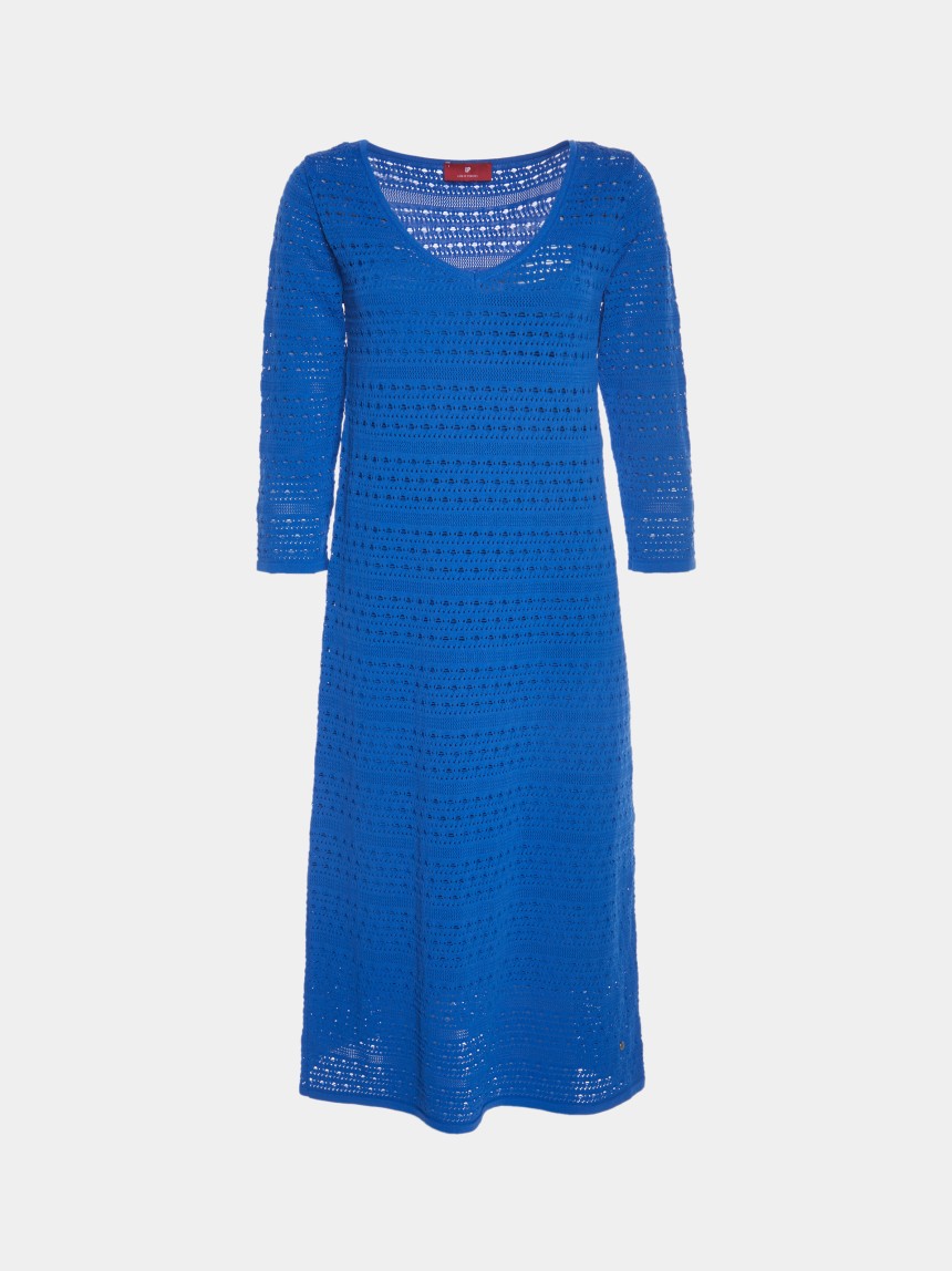 Vestido midi de malla