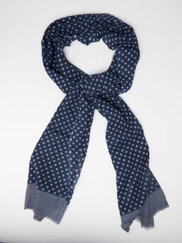 Cotton printed scarf