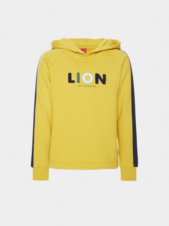 Sweatshirt bordada com capuz