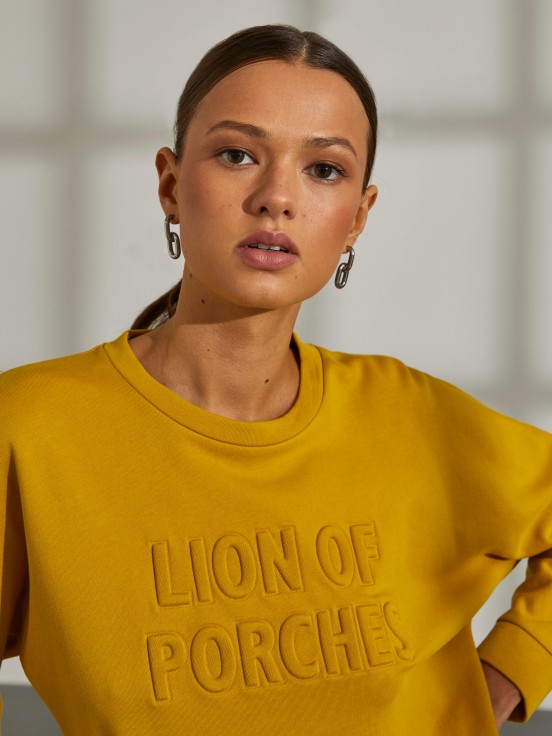 Sweatshirt com lettering
